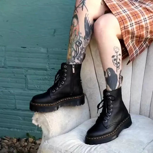 Dr Martens Jadon III Pisa Black Chunky Boot